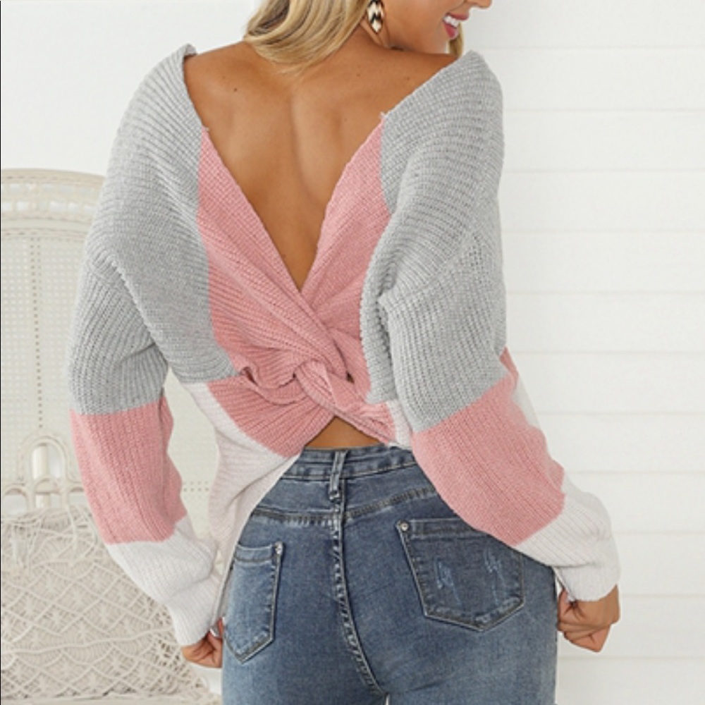 🌟Sale🌟Twist Back Sweater